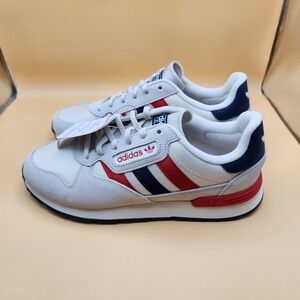 Adidas Treziod 2 Shoes Mens Size 9 Gray Red Navy Originals Sneakers JQ9042